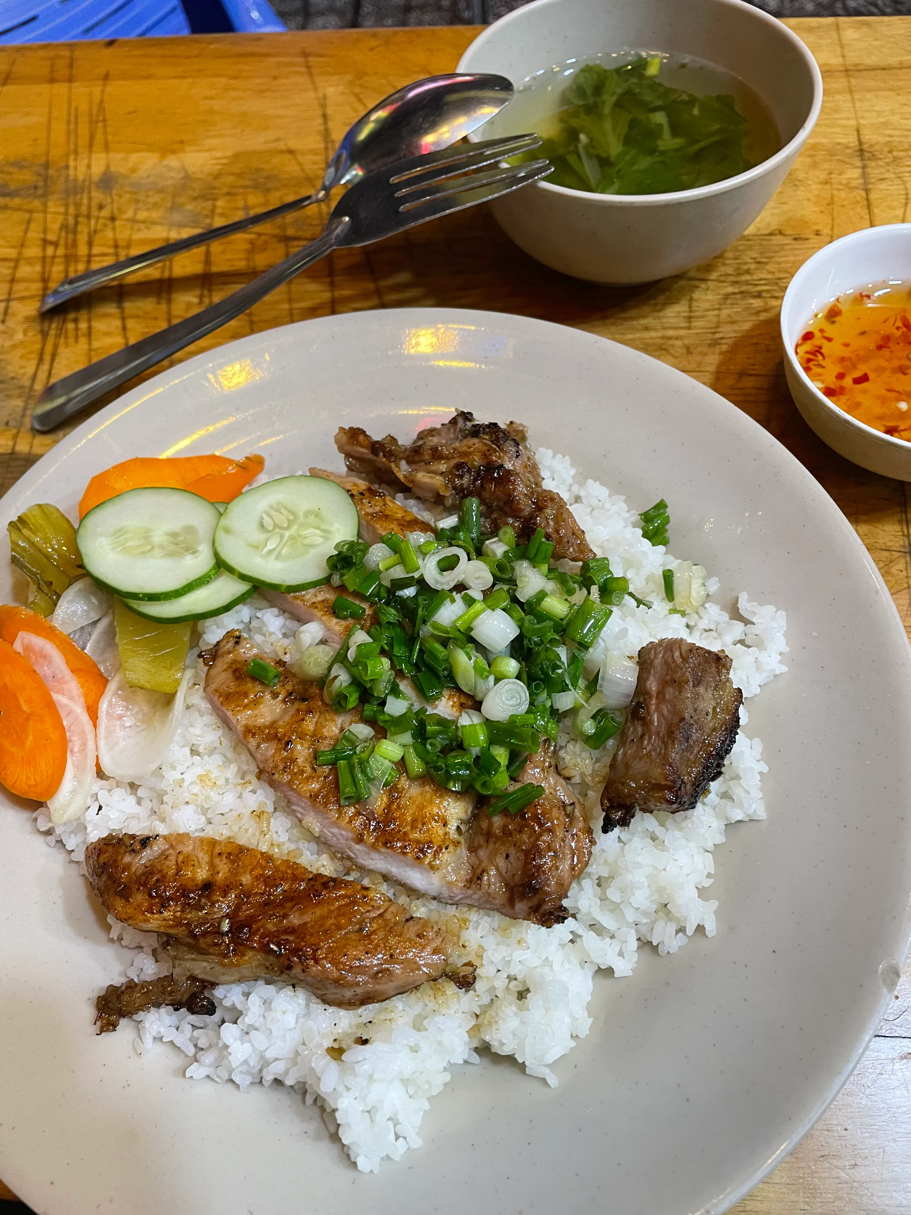 Bức ảnh tôi chụp khi lần đầu tiên ăn ở quán.